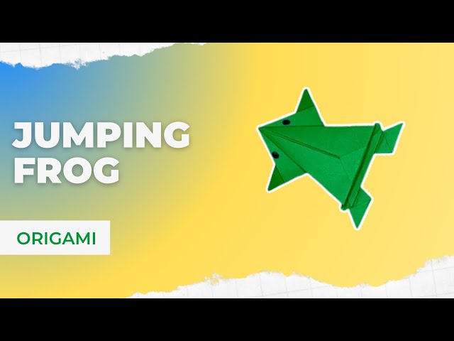 How to Create an Epic Origami Jumping Frog