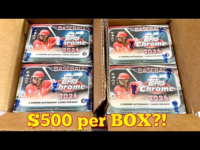 $500 FOR 12 CARDS?!  2024 CHROME BREAKER’S DELIGHT BOXES!