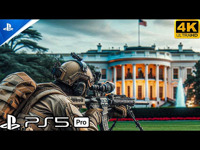 WHITEHOUSE UNDER ATTACK (PS5) Realistic ULTRA Graphics Gameplay [4K 60 FPS] Call of Duty