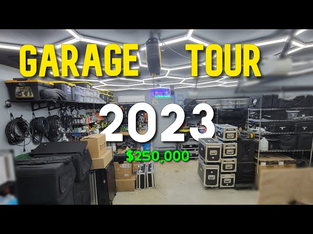 DJ Gear Tour 2023 - All my equipment (Speakers, Lights, Truss, Cold Sparks, and MORE)