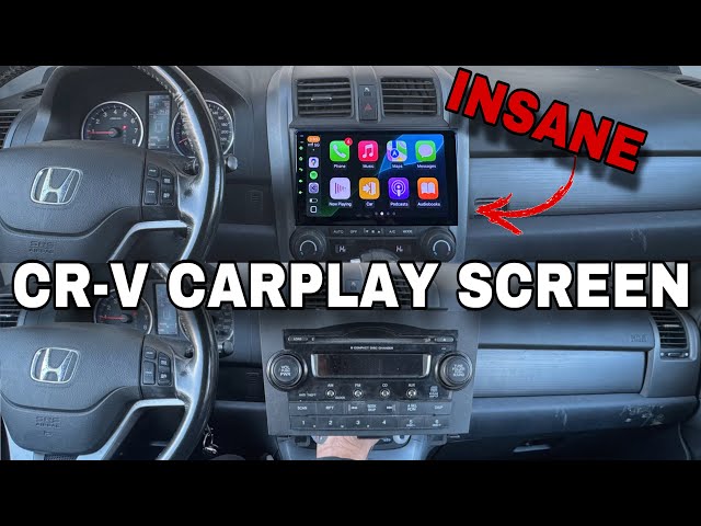 How To Install Intelligent CarPlay Screen in Old Honda CRV with 2024 Features (2007-2011 Honda CRV)