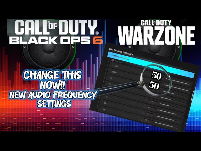 THE ONLY FIX FOR THE WARZONE AUDIO DISASTER. (FREQUENCY SETTINGS FOR CONSOLE). SEASON 1 RELOADED.