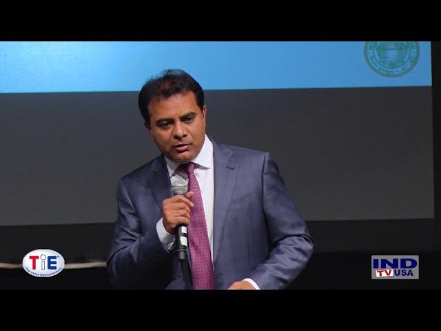 Minister KT Rama Rao's Speech at TiE Event