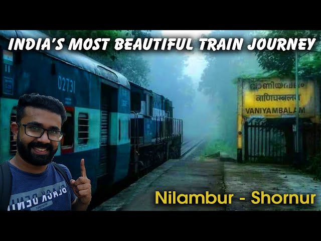 NILAMBUR - SHORNUR TRAIN JOURNEY | INDIA'S MOST BEAUTIFUL TRAIN ROUTE |  VLOG 151