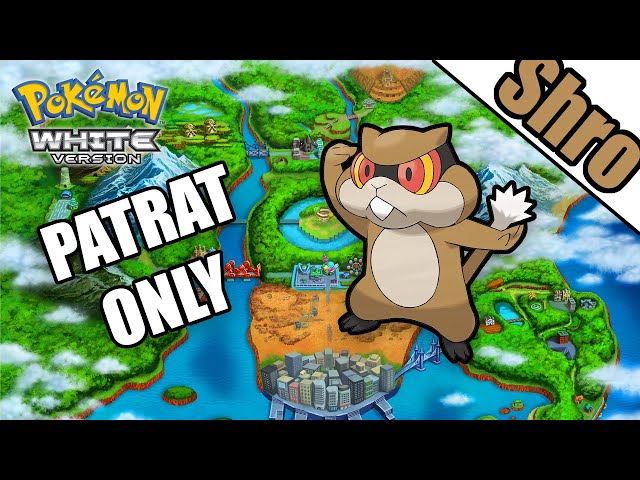 Can You Beat Pokemon White With Only a Patrat? - Pokemon Challenge!