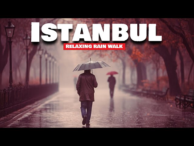 Istanbul Rainy Day Relaxing Morning Walk in Maltepe and Bostancı- Winter 2025