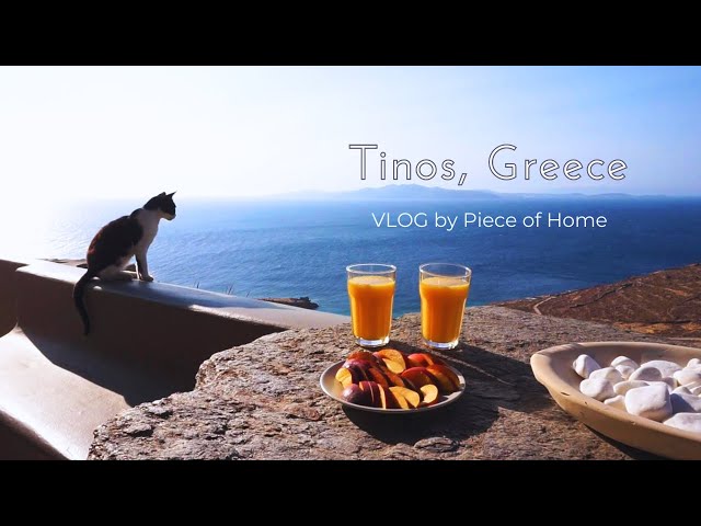 Slow Summer days in Greece | Tinos travel vlog | Home Tour | Slow living