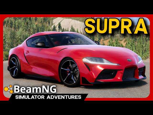 NEW Toyota Supra Mk5 Mod with INSANE DETAILS! - BeamNG Mods