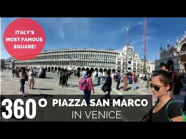 360 degree video of Piazza San Marco in Venice - Italy's most famous square!