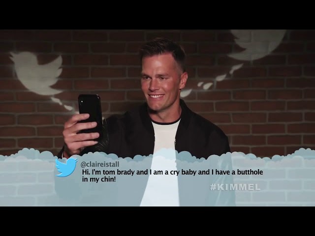 Tom Brady reads mean tweet about him! funny🤣#NFL #nfl #superfunny #kimmel