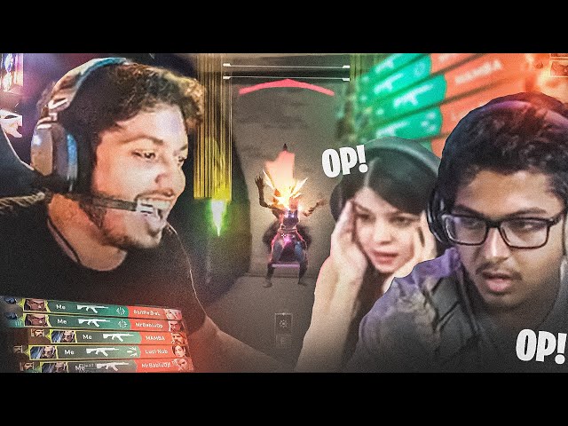 SHOCKING REACTIONS OF S8UL MEMBERS on MY GAMEPLAY 🤯🤐 ft. @Mortal @Krutika