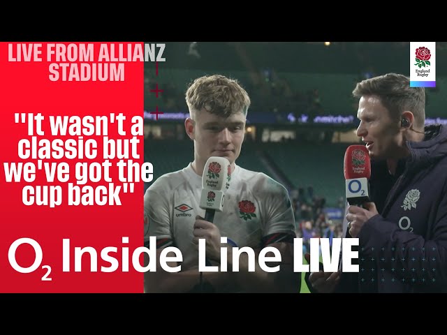 England beat Scotland reaction 🙌 | Fin Smith, Ollie Chessum & Harry Randall | O2 Inside Line Live