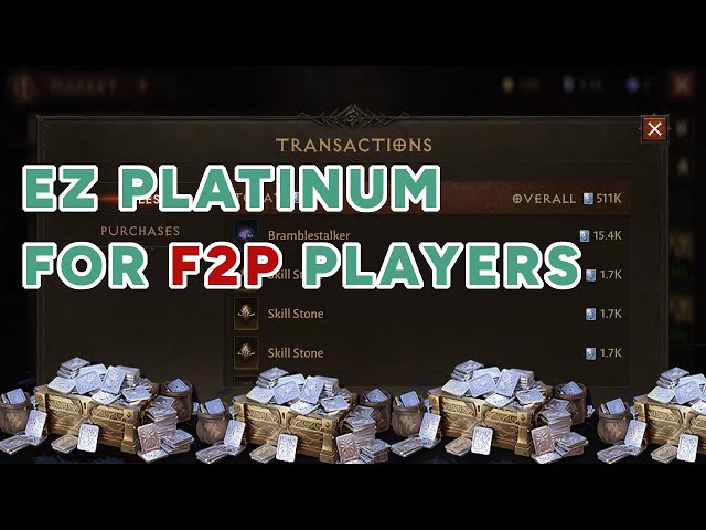 Platinum Farm Guide for Diablo Immortal