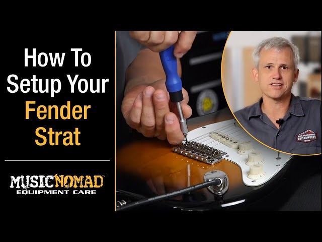 FENDER STRATOCASTER - How to Setup your Electric Guitar, Step-by-Step