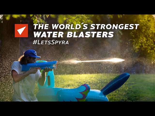 Play the world's strongest water blasters #LetsSpyra