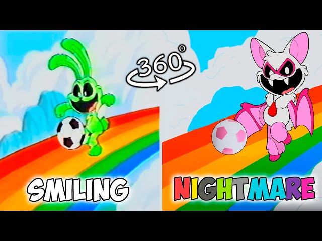 360º VR Poppy Playtime Chapter 4 - Nightmare Critters INTRO Vs Smiling Critters CARTOON INTRO