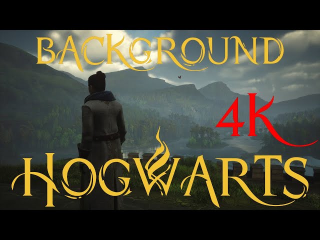 Mountain and Lake # Hogwarts Legacy # background # 4K