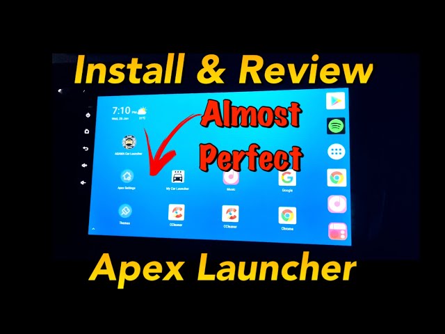 Install and Review Apex Launcher for Android Head Unit