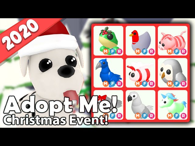 *NEW* Adopt Me Christmas 2020 Update Pets MEGA NEON! Roblox Adopt Me Winter Pet Ideas/Concepts