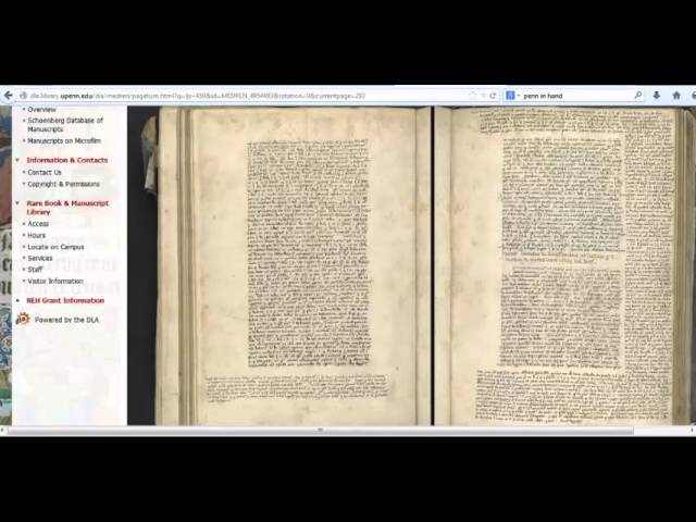 University of Pennsylvania Library's Schoenberg Manuscript LJS 450, presented by Tom Izbicki.