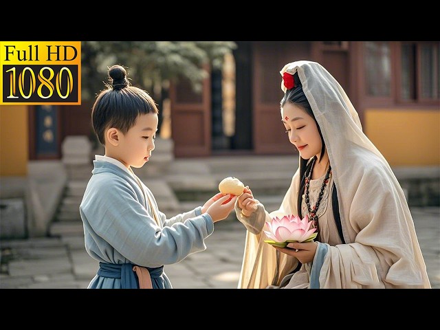 The boy gave food to a beggar, not knowing she was the fallen Guanyin, changing his life forever!