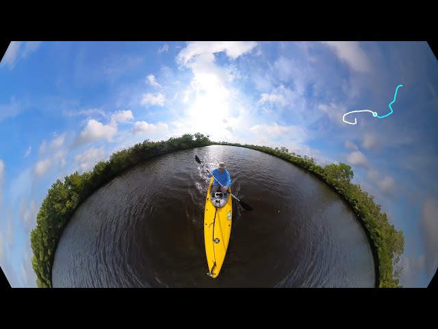 2024-03-09 - Manatee River 4: First outing with Insta360 X3