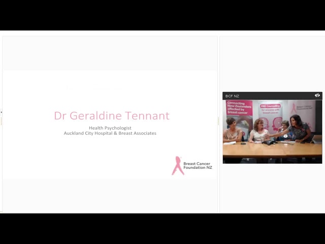 BCFNZ Webinar: Living Life after Breast Cancer