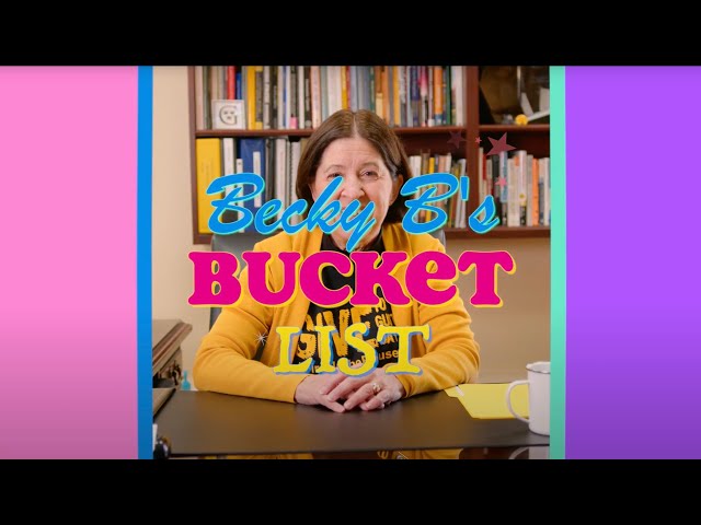 Give to Gustavus Day with Becky B's Bucket List!