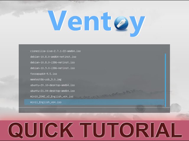 Ventoy Tutorial - How To Use Ventoy