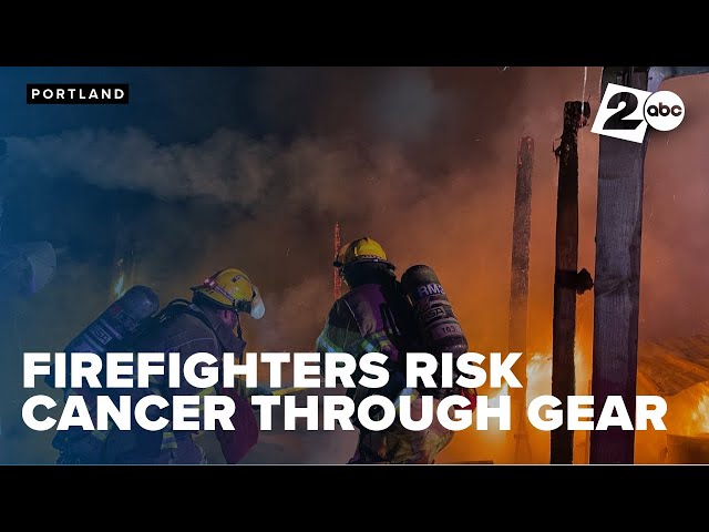 Gear material protects from fire, but puts firefighters at risk of cancer