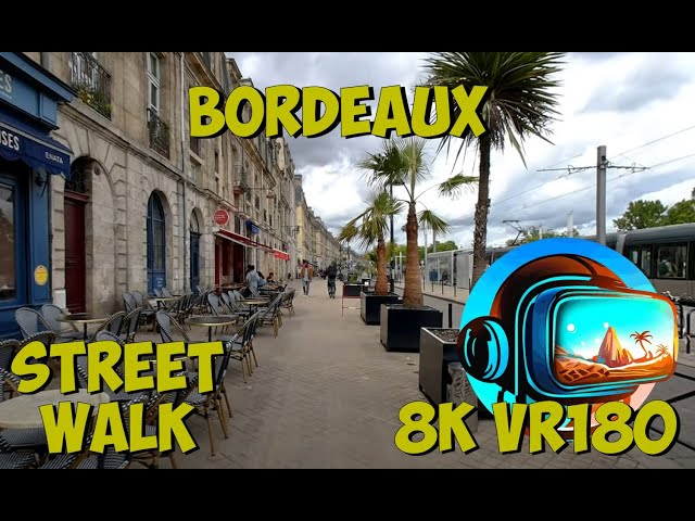 02 Bordeaux France Loving my walk along Quai de la Monnaie into the city 8K 4K VR180 3D Travel