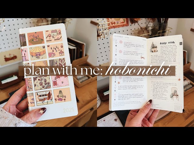 PLAN WITH ME ✽ hobonichi weeks as a social media planner