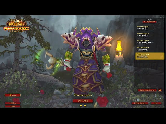 World of Warcraft Cataclysm Classic - Priest Worgen Discipline Part 10 [4K 120FPS]