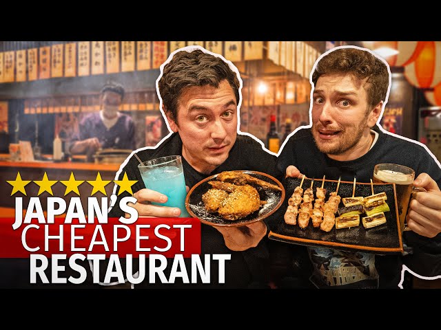 I Tried Japan's Cheapest Restaurant | Feat. @CDawgVA