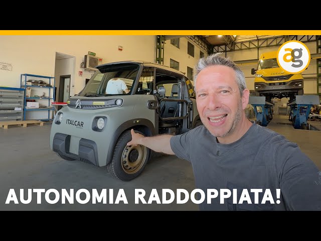 FIAT TOPOLINO e CITROEN AMI con BATTERIA AGGIUNTIVA ma anche SOSTITUTIVA per TWIZY o GOLF CAR