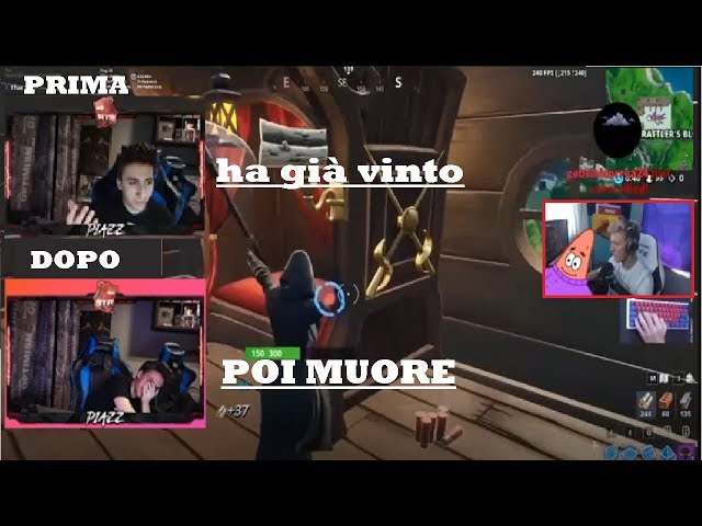 Piazz fa una figuraccia in live! (Fortnite battle royale)