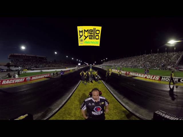 #MelloYello360 Experience Del Worsham's Mello Yello Funny Car run in 360