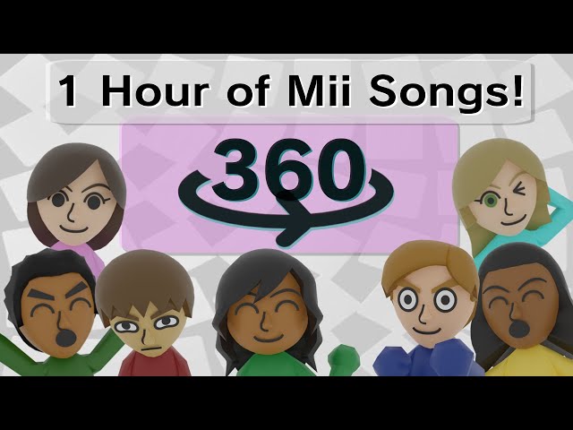 360 VIDEO | Chill With Mii - 1 Hour of Mii Music