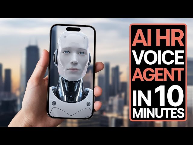 Build an AI HR Voice Agent in Under 10 Minutes (Step-by-Step Tutorial) 🚀