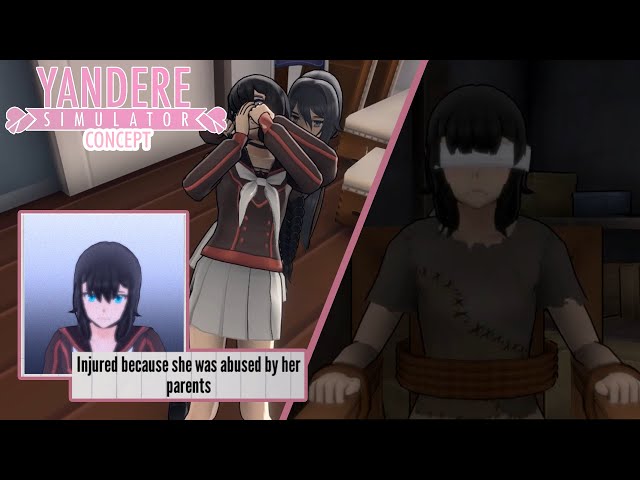 It's hard to be a Mind Slave! concept of students being abused by their parents | Yandere Simulator