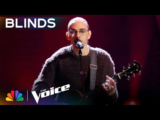 Ethan Eckenroad's STUNNING Noah Kahan Cover Earns a Four-Chair Turn | Voice Blind Auditions | NBC