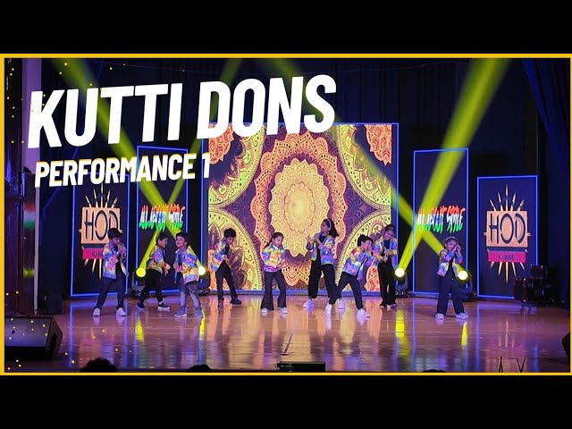 Kutti Dons - 1 | All About Style (Season 9) |Student showcase #highondance