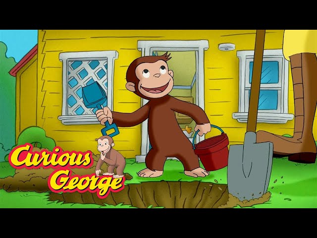 George the Digger!  🐵 Curious George 🐵 Kids Cartoon 🐵 Kids Movies