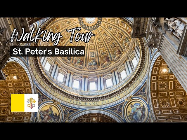 Vatican City 🇻🇦 - Saint Peter's Basilica, Sistine Chapel - 4K Walking Tour in 2024