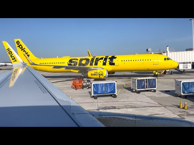 Spirit | Airbus A321 | Pushback | Taxi | Take-off | Fort Lauderdale Hollywood International Airport