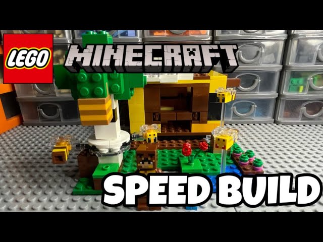 Build with me Lego Minecraft The Bee Cottage!