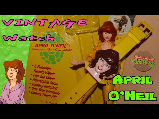 Vintage April O'Neil Watch | 90s Teenage Mutant Ninja Turtles