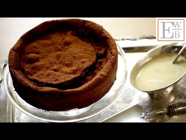 Flourless Chocolate Cake Recipe + Crème Anglaise