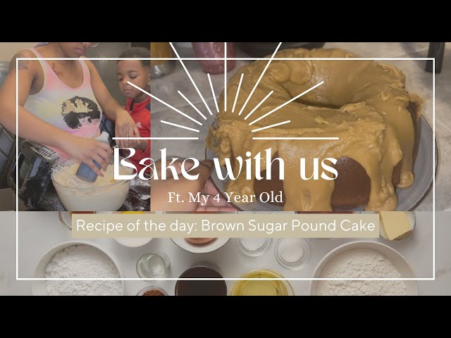 Watch My 4 Year Old Baking Cake 🧑‍🍳🍰💙