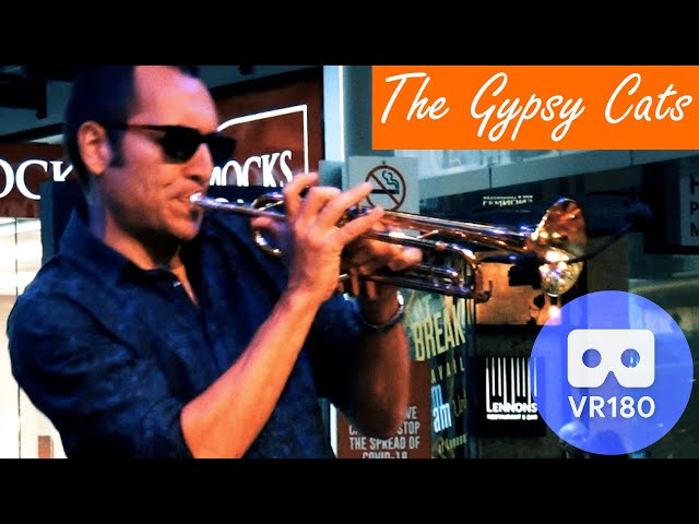 The Gypsy Cats playing Goliardic at Brisbane City in Virtual Reality